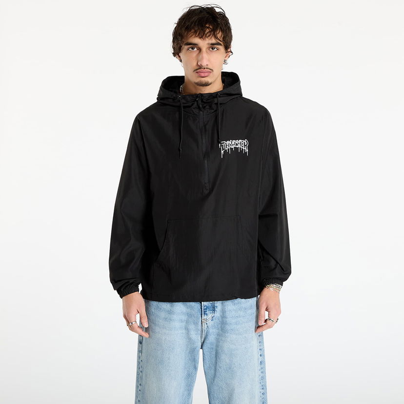 Vetrovka Thrasher One-liner Anorak Jacket Črna | 145781