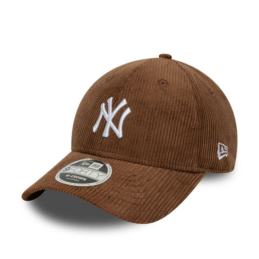 Kapa New Era MLB Cord 9FORTY M-CROWN NY Yankees Adjustable Cap Rjava | 60691054