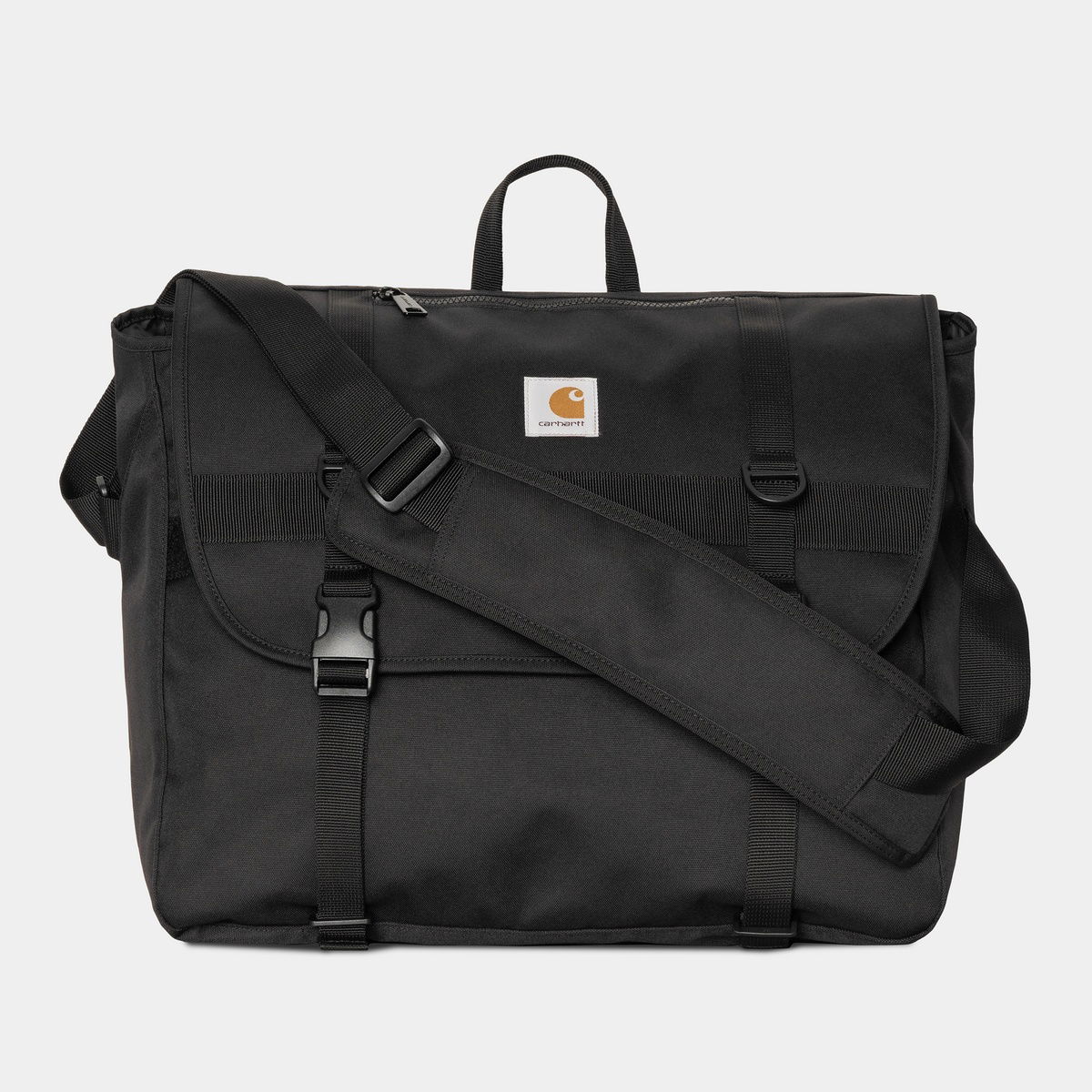 Torba za čez ramo Carhartt WIP Jake Messenger Bag Črna | I035347_1, 0