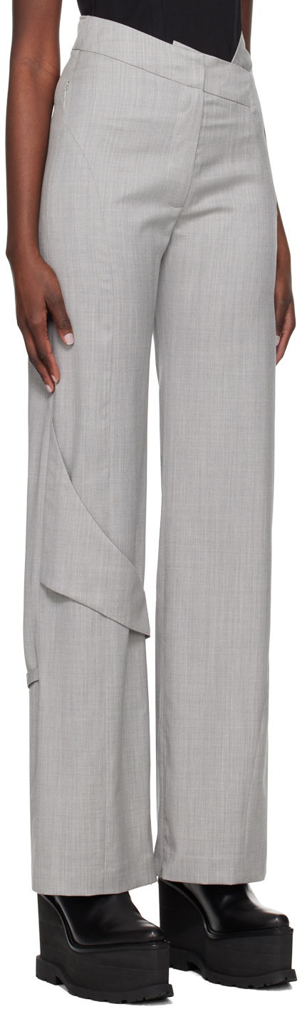 Hlače HELIOT EMIL Fluid Draped Trousers Siva | HE_W_10_043_LGY06, 1