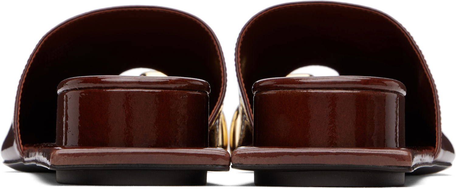 Modni dodatki Tory Burch Tory Burch Pierced Mules Rjava | 169852-200, 1