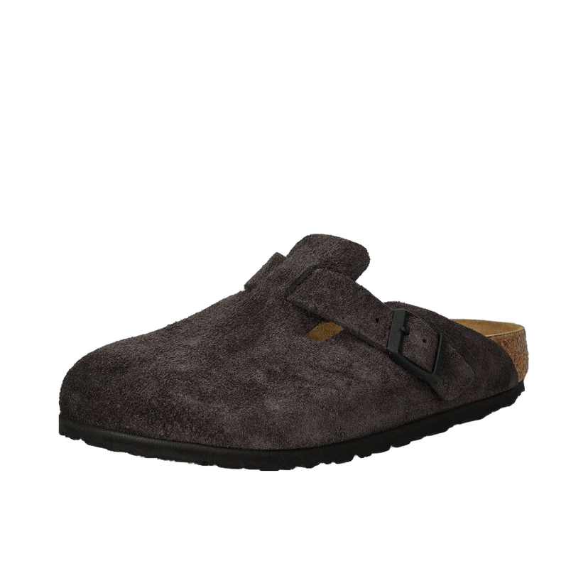 Superge in čevlji Birkenstock Boston Suede Slippers Siva | 1028552