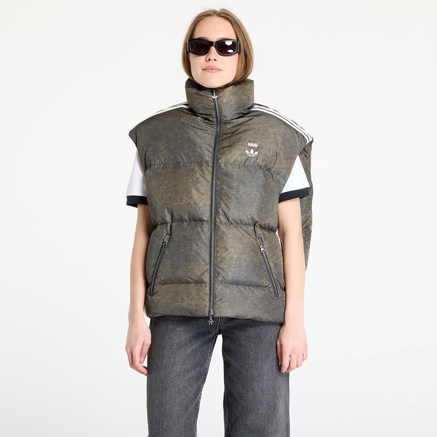 Telovnik adidas Originals adidas x Avavav Puffer Vest Rjava | JP4848, 0