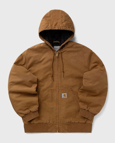 Jakna Carhartt WIP OG Active Hooded Canvas Full Zip Jacket Rjava | I035891-HZ.4O, 1