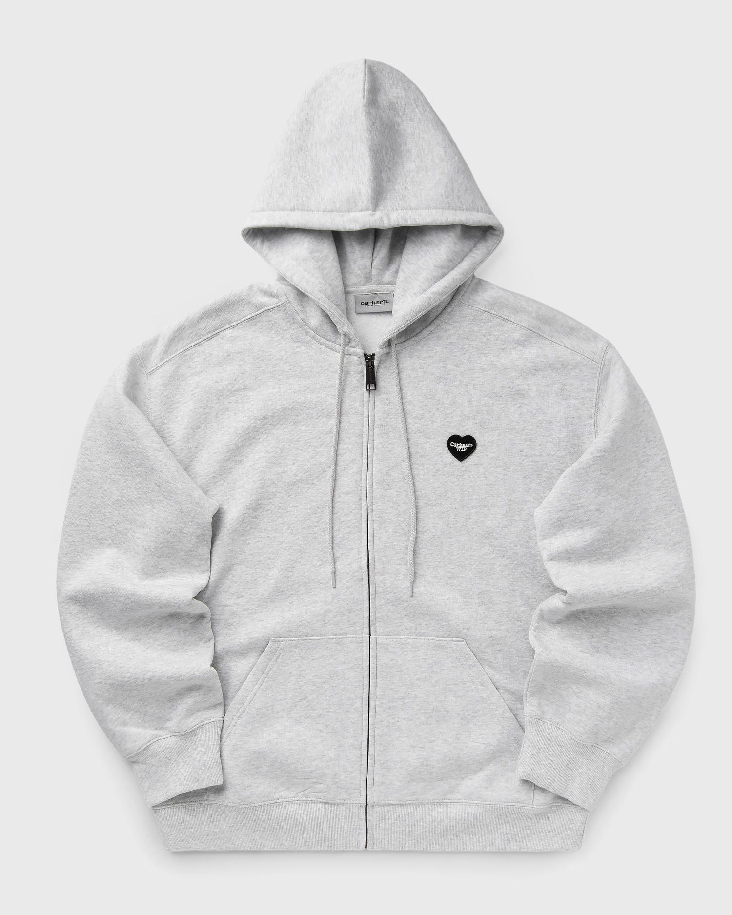 Pulover Carhartt WIP Heart II Hartt Zip-Up Hoodie Siva | I035176-482.XX, 0
