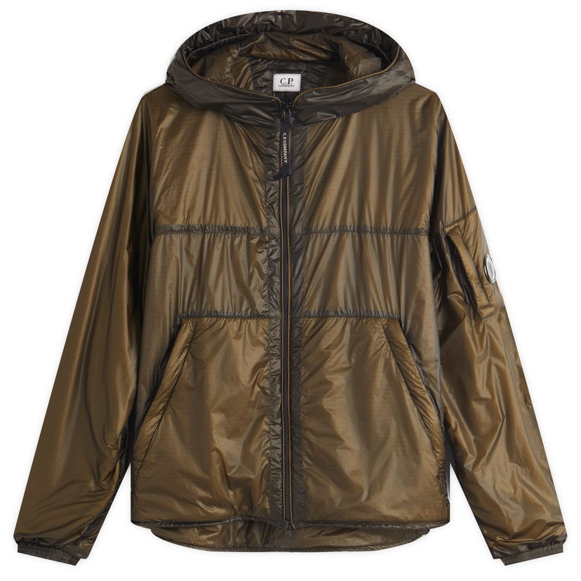 Vetrovka C.P. Company C.P. Company Men's Nada Shell Primaloft Hooded Jacket, Size Large Rjava | 18CMOW033A-006099U-683