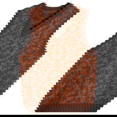 Pleteni pulover BEAMS Beams Plus Snow Pattern Knit Vest Rjava | 3805-0047-156-28, 0