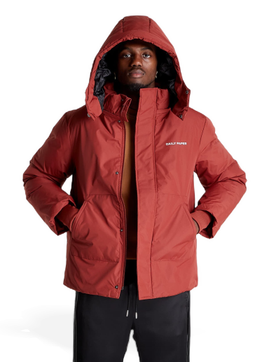 Puhovka DAILY PAPER Nuraz Puffer Jacket Rdeča | 2221193