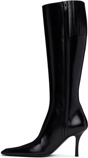 Plašči Alexander Wang Alexander Wang Vivica 85mm Knee-High Boots Črna | 30125B040, 2