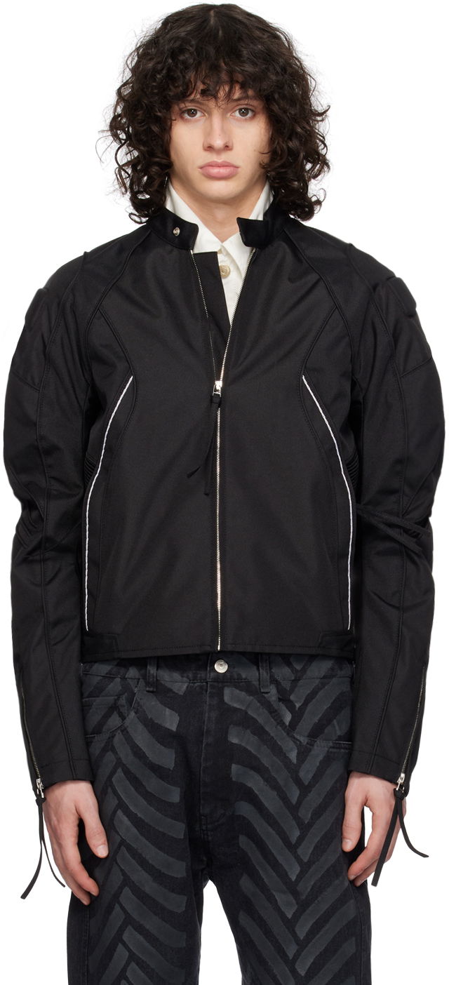 Bomber jakna Kanghyuk Lock Stitch Bomber Jacket Črna | PE24SSJK01