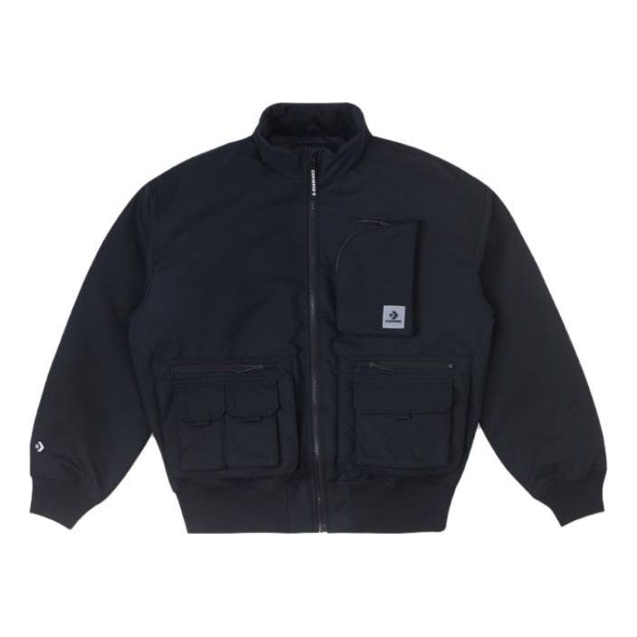 Bomber jakna Converse Short Bomber Jacket Črna | 10025251-A03