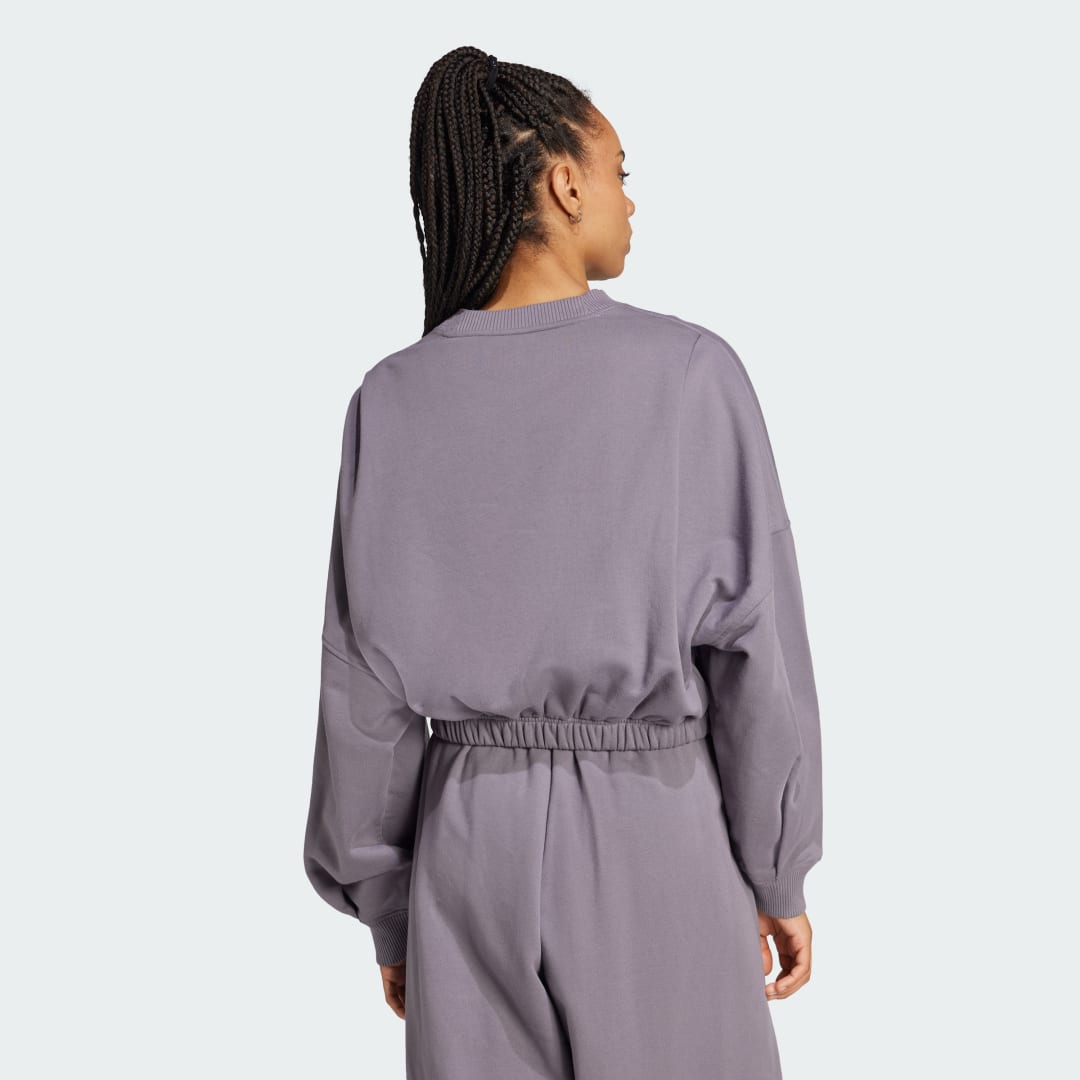 Pulover adidas Performance Premium Essentials Oversized Lila | IY9709, 1