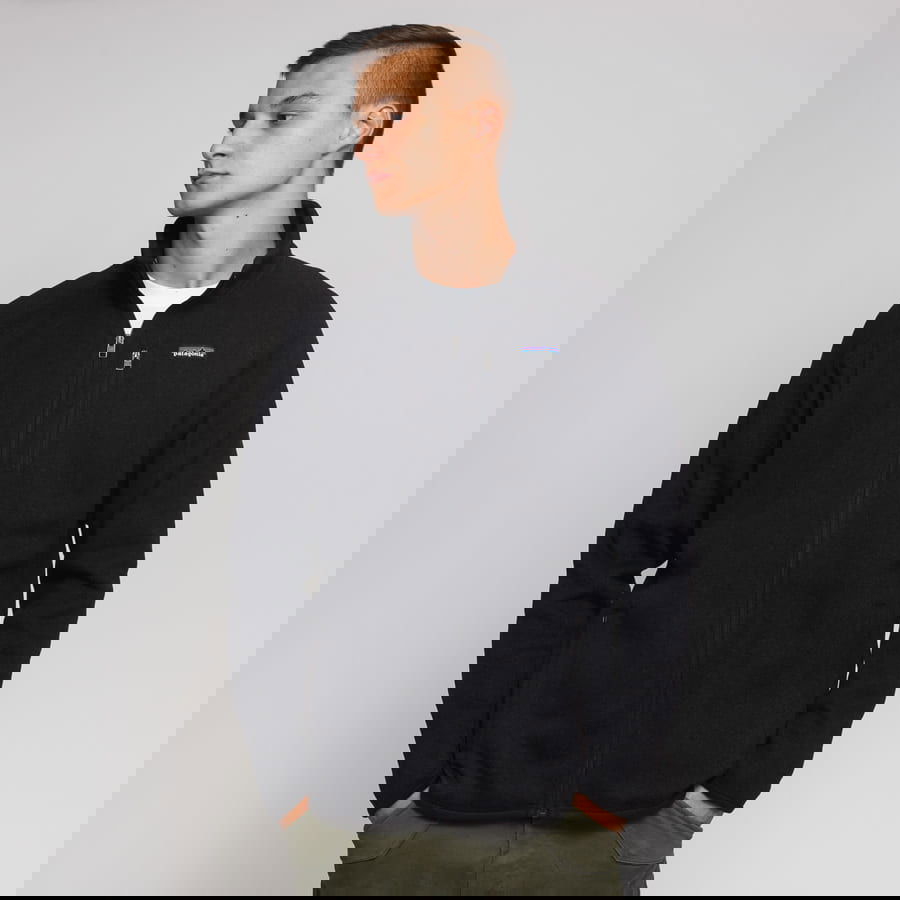 Pulover Patagonia Better Sweater Jacket Črna | 25528 BLK, 0