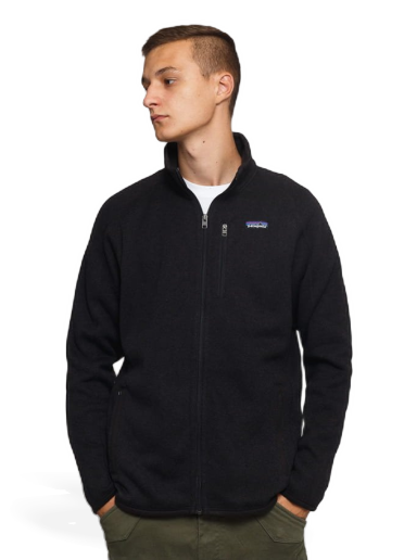 Pulover Patagonia Better Sweater Jacket Črna | 25528 BLK