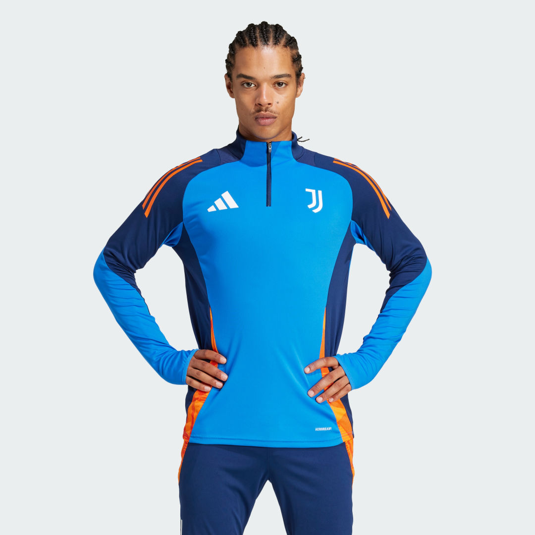 Pulover adidas Performance Training Quarter-Zip Top Modra | JE4310, 0