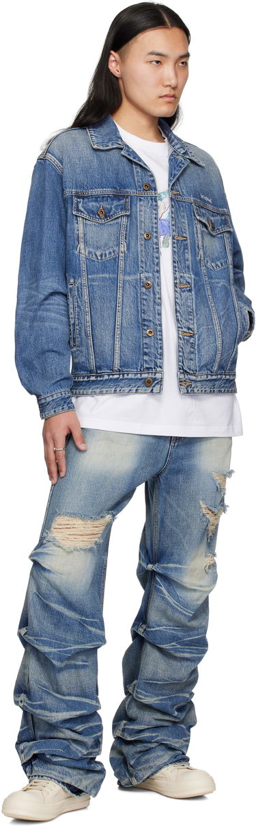 Jakna We11done We11done Washed Denim Jacket Modra | WD-DJ0-25-313-U-BL, 3