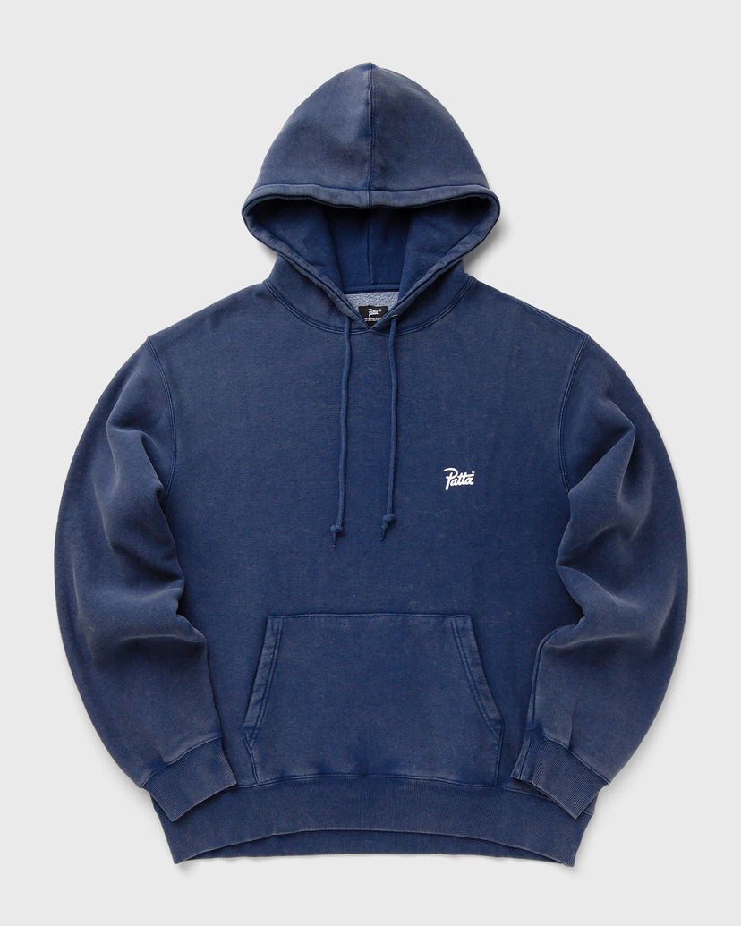 Pulover Patta Classic Acid Washed Hooded Sweater Modra | POC-AW25-2050-329-0005-204