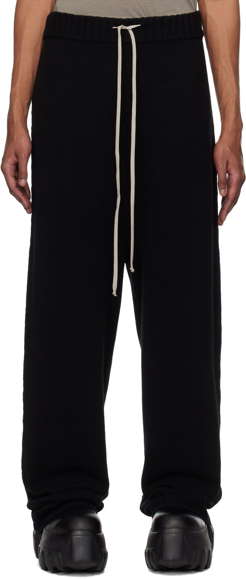 Trenirka Rick Owens Rick Owens Hollywood Track Lounge Pants Črna | RU01E5668 KLWS