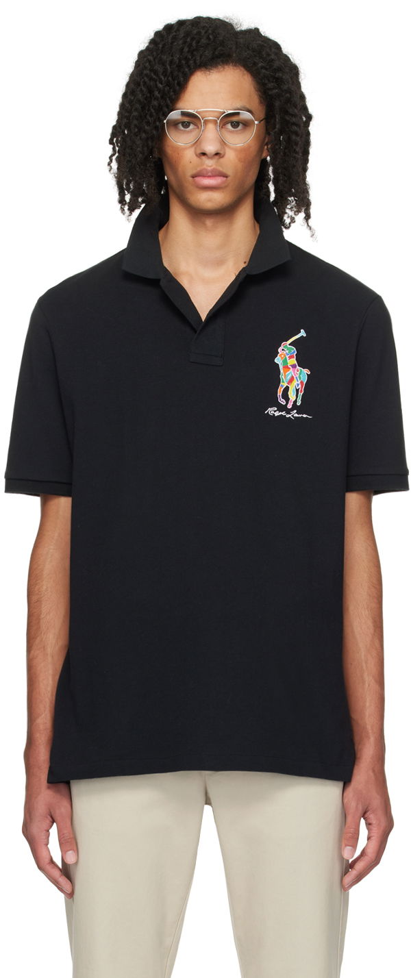 Polo majica Polo by Ralph Lauren Classic Big Pony Polo Tee Črna | 710926413003