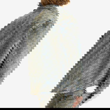 Srajce DAILY PAPER Daily Paper Shield Laser Denim Shirt, Size Large Modra | 2511154, 3