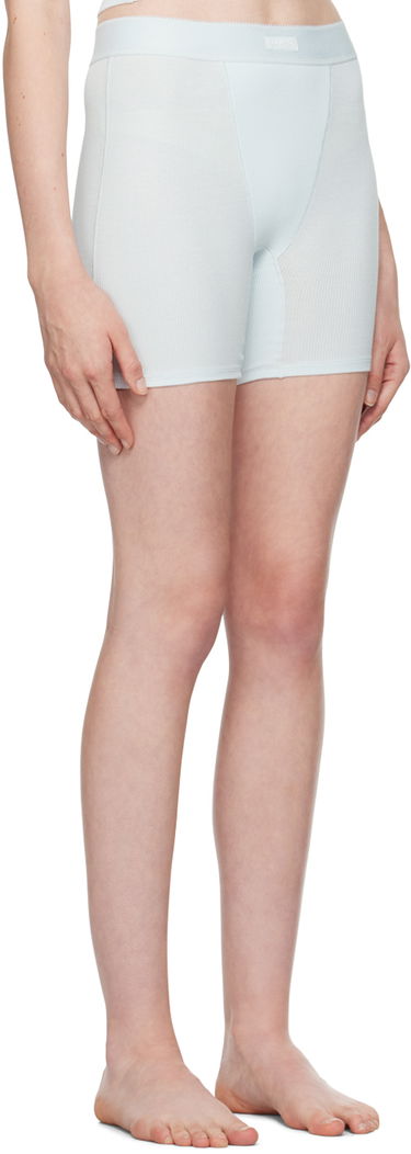 Kratke hlače SKIMS Rib Boxer Boy Shorts Siva | BX-BOX-6248W, 4