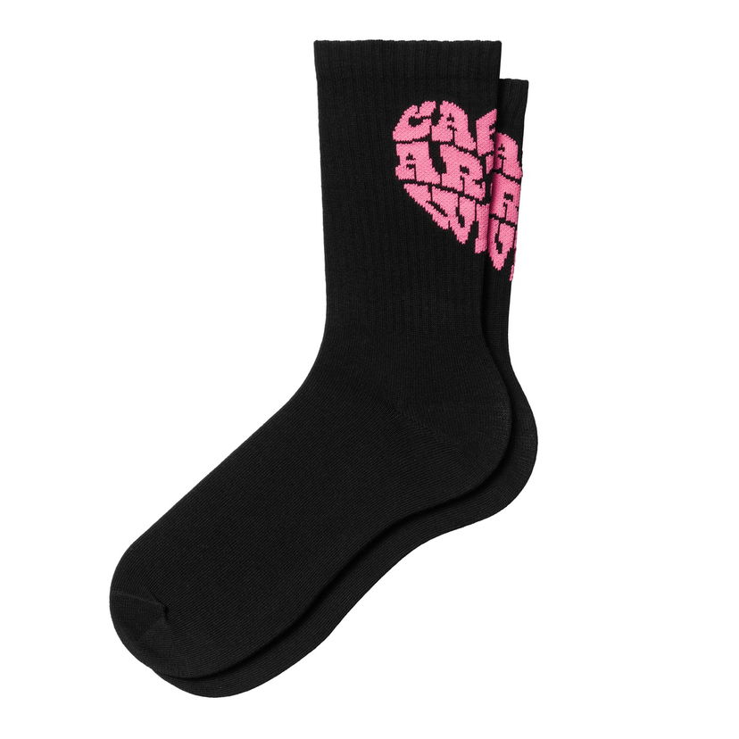 Nogavice Carhartt WIP Heartbreaker Socks Črna | I034370_6