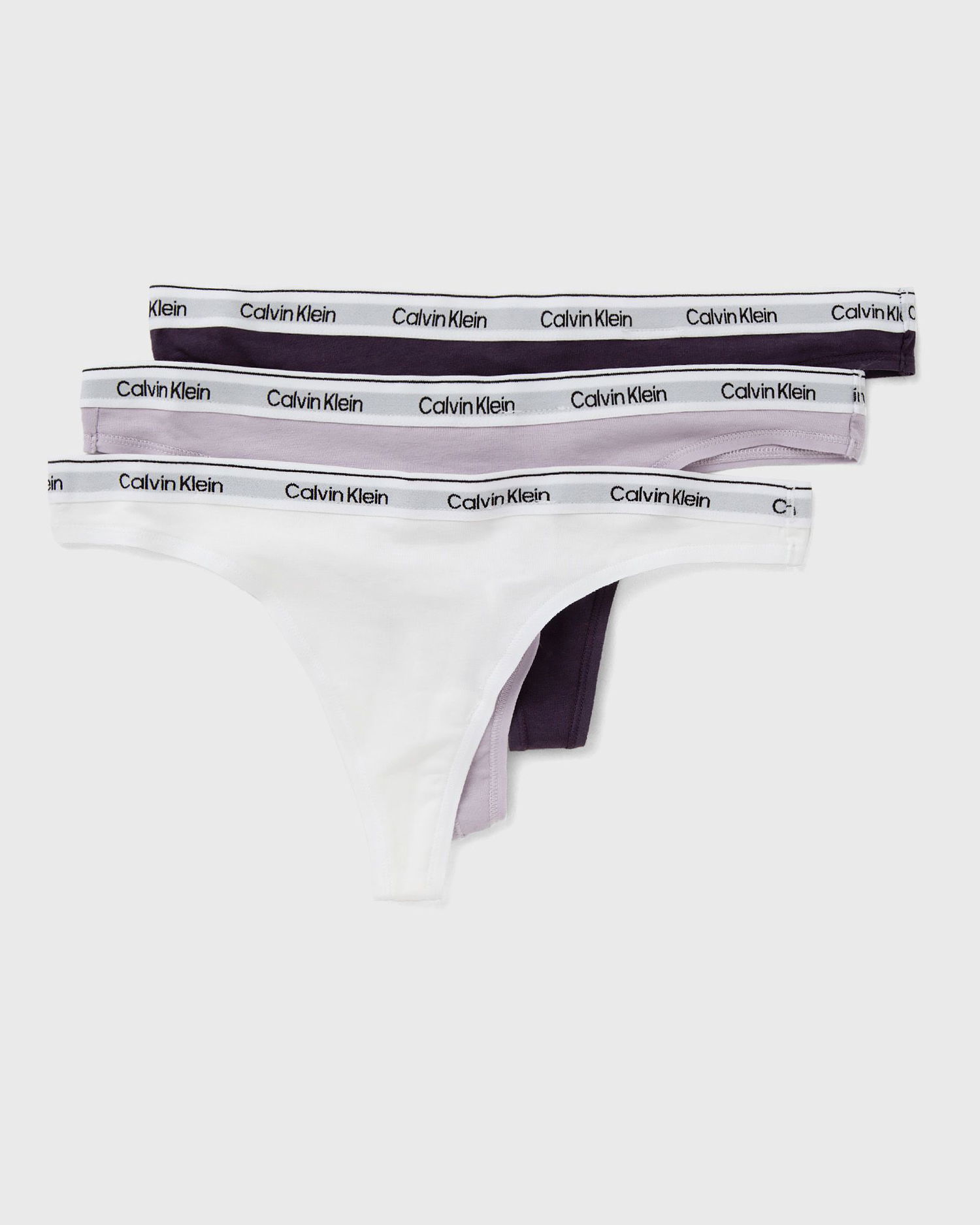 Spodnjice CALVIN KLEIN Thong 3-Pack, Size L Lila | 000QD5209EQA7, 0