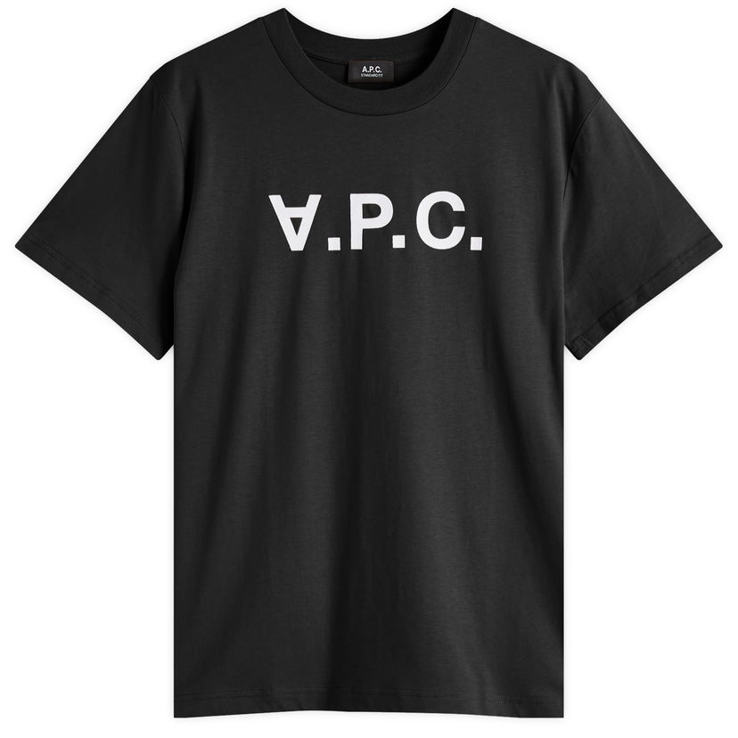Majica A.P.C. Men's VPC Logo T-Shirt Črna | COHBM-M26384-TZD