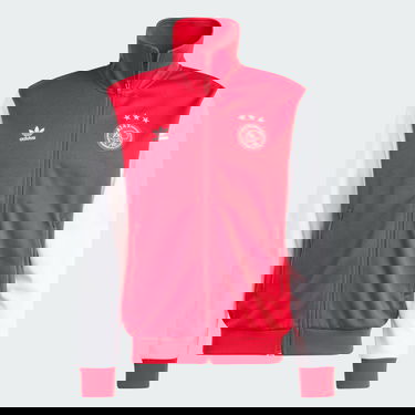 Jakna adidas Performance Ajax Amsterdam Essentials Trefoil Jacket Rdeča | IL6044, 3