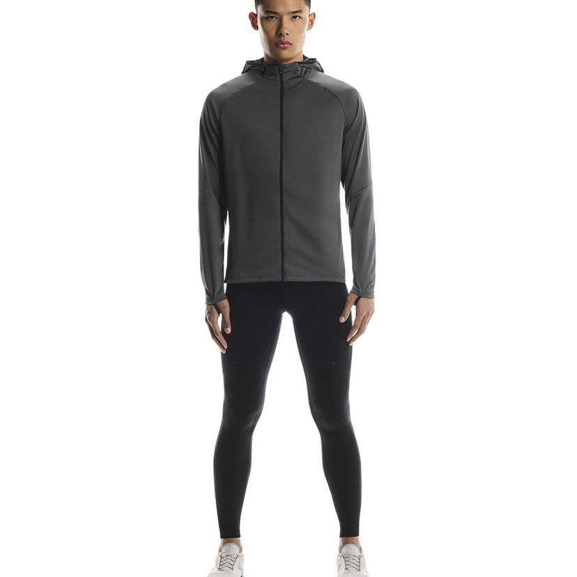 Pulover On Running Climate Zip Hoodie Siva | 1ME10252608