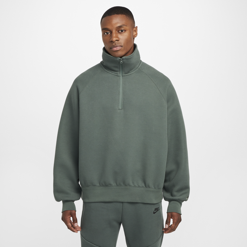 Pulover Nike Tech Fleece Half Zip Sweatshirt Zelena | FZ7568-338