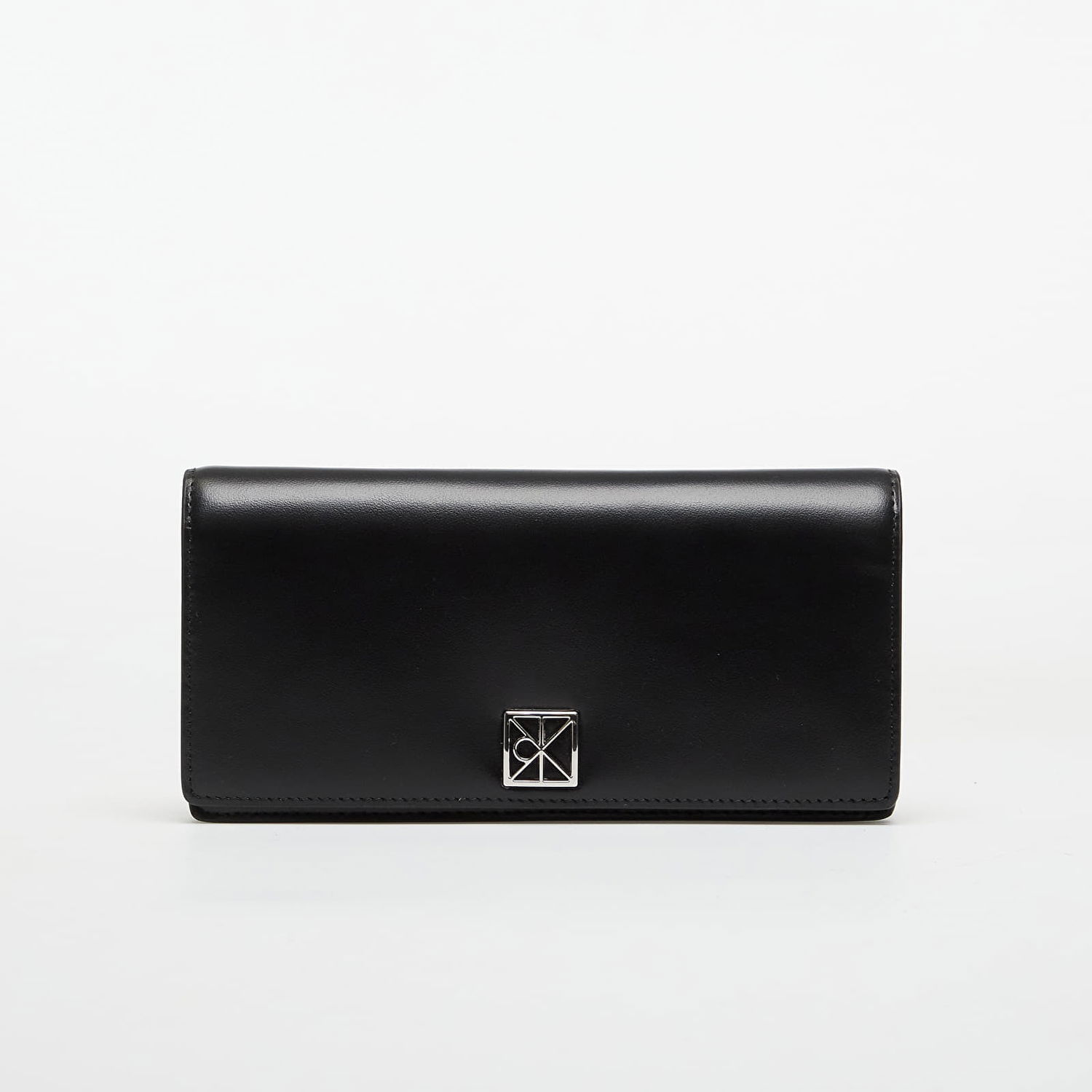 Denarnica CALVIN KLEIN Calvin Klein Emblem HW Long Bifold Wallet Črna | LV04F1098G UB1, 0