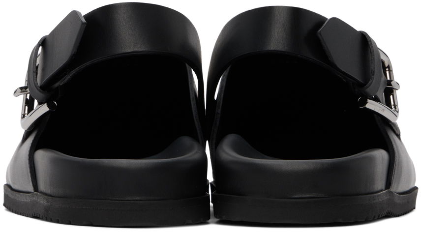 Superge in čevlji Dolce & Gabbana Black Logo Mules Črna | A80402AQ765, 1