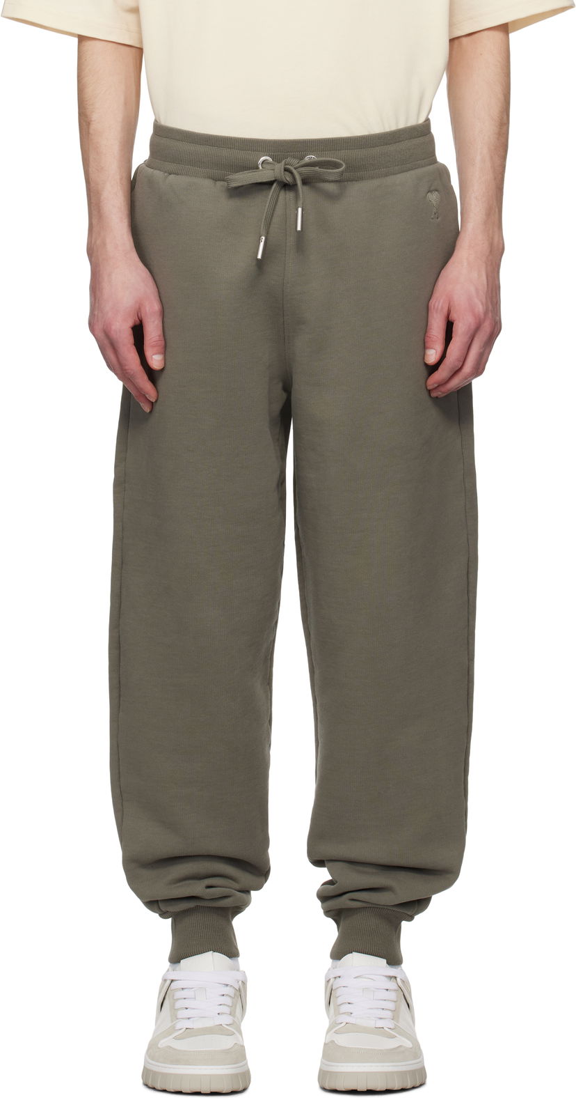 Trenirka AMI AMI Paris Ami de Coeur Sweatpants Zelena | UTR240.747