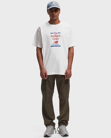 Majica New Balance Athletics Relaxed Choice Tee men Shortsleeves white in size:XXL Bela | MT43552-WT, 1