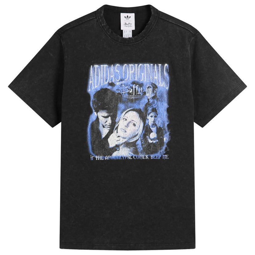 Majica adidas Originals Buffy the Vampire Slayer Graphic Tee Črna | JX1278