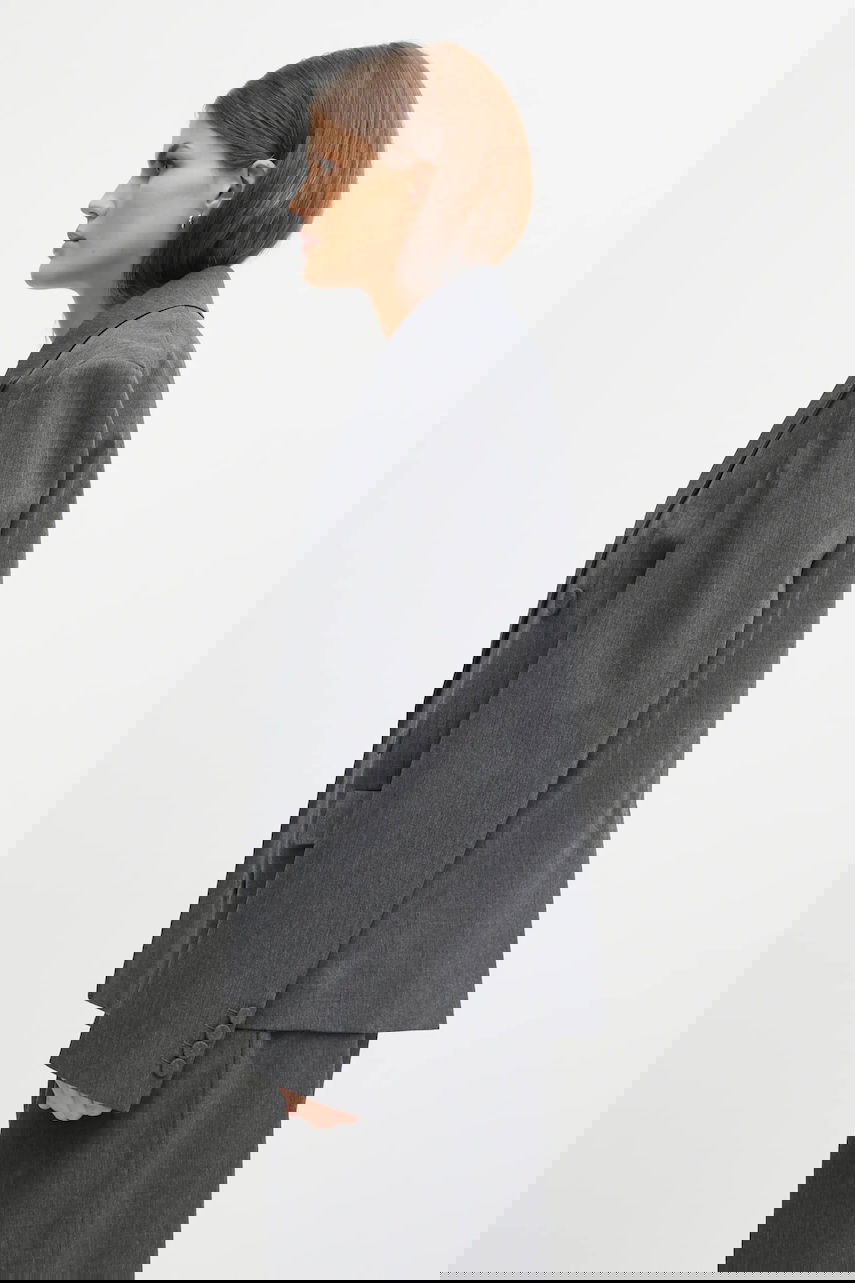 Jakna JW Anderson JW Anderson Double Breasted Tailored Blazer Siva | JK0401.PG1821, 1