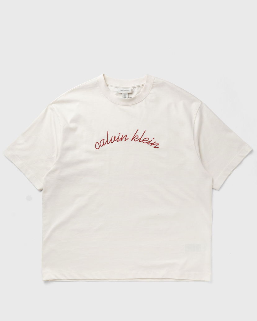 Majica CALVIN KLEIN D1 Collection T-Shirt Bela | LV04RC225GYAS