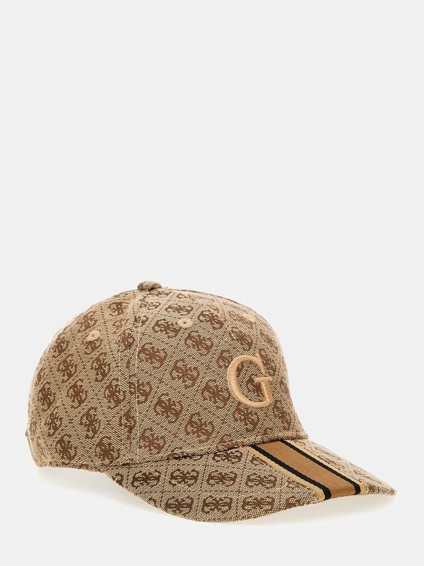 Kapa GUESS Logo Print Baseball Cap Bež | AM9497POL01