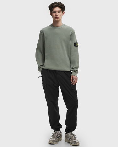 Pulover Stone Island Stone Island Waffle Fleece Crewneck Sweatshirt Zelena | K1S156100008S0044.V0055, 2
