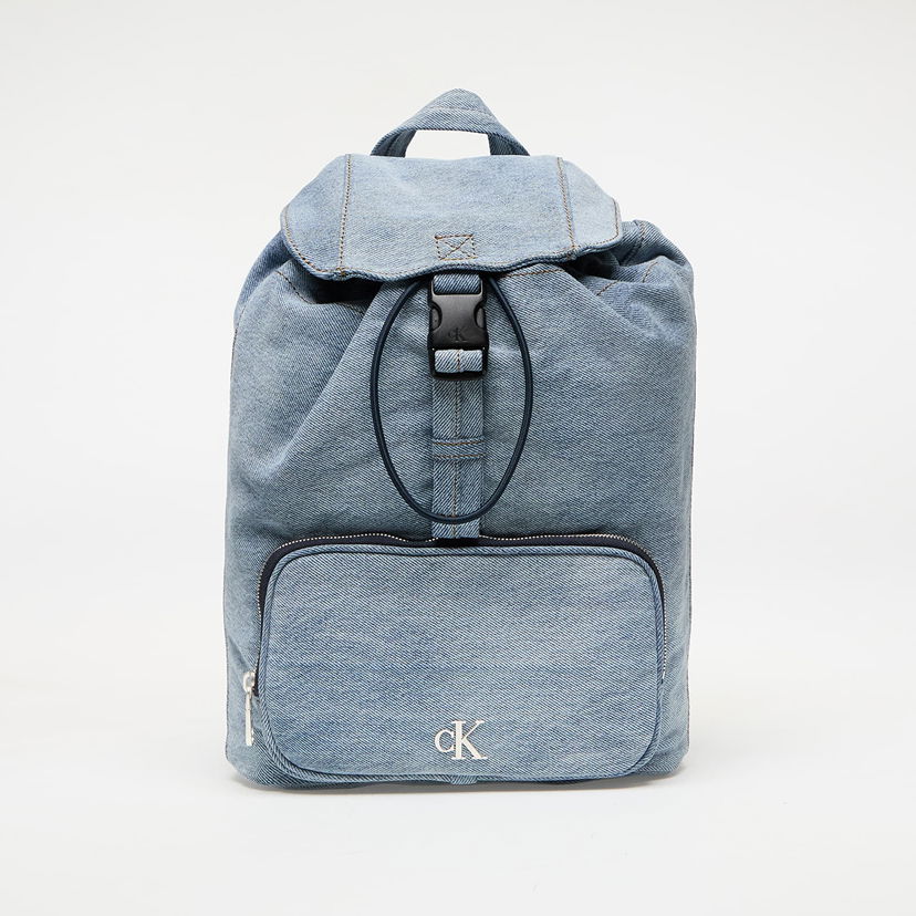 Nahrbtnik CALVIN KLEIN Calvin Klein Jeans Denim Luna Mini Flap Backpack Modra | LV04F3216G VGO