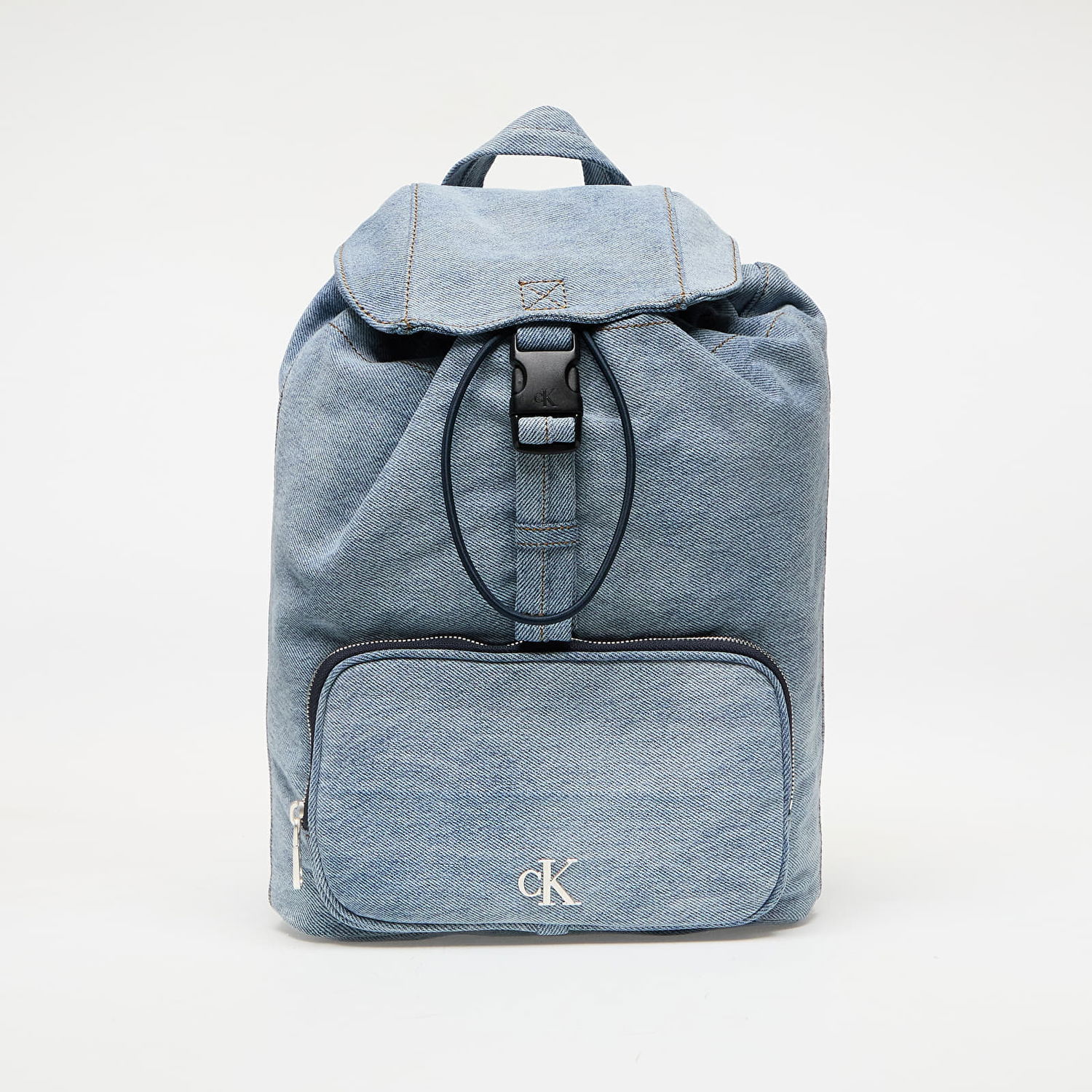 Nahrbtnik CALVIN KLEIN Calvin Klein Jeans Denim Luna Mini Flap Backpack Modra | LV04F3216G VGO, 0