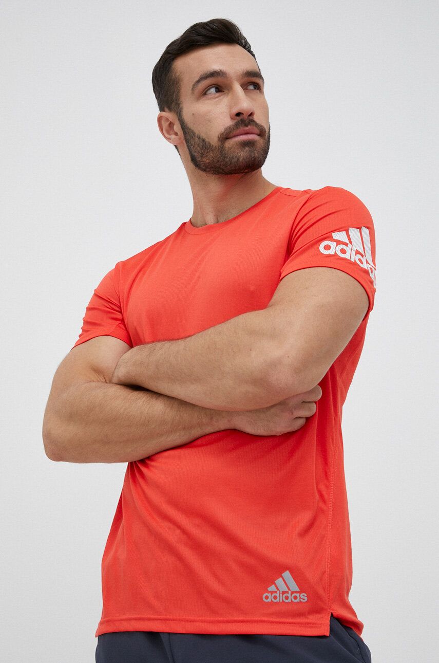 Majica adidas Performance Run It Tee Rdeča | IC7641, 0