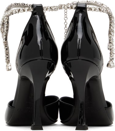 Superge in čevlji Jimmy Choo Jimmy Choo Stevie 100 Crystal Anklet Pumps Črna | STEVIE 100, 1