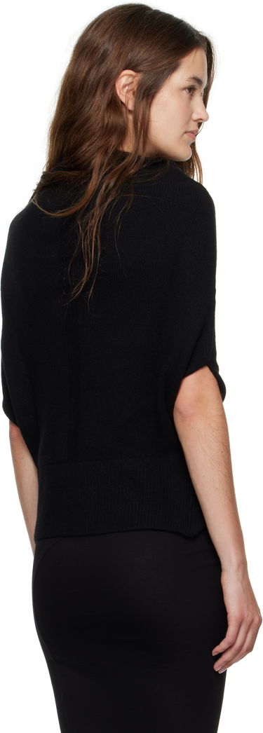 Pleteni pulover Rick Owens Rick Owens Concordians SL Shroud Sweater Črna | RP02E4681 WSBR, 2