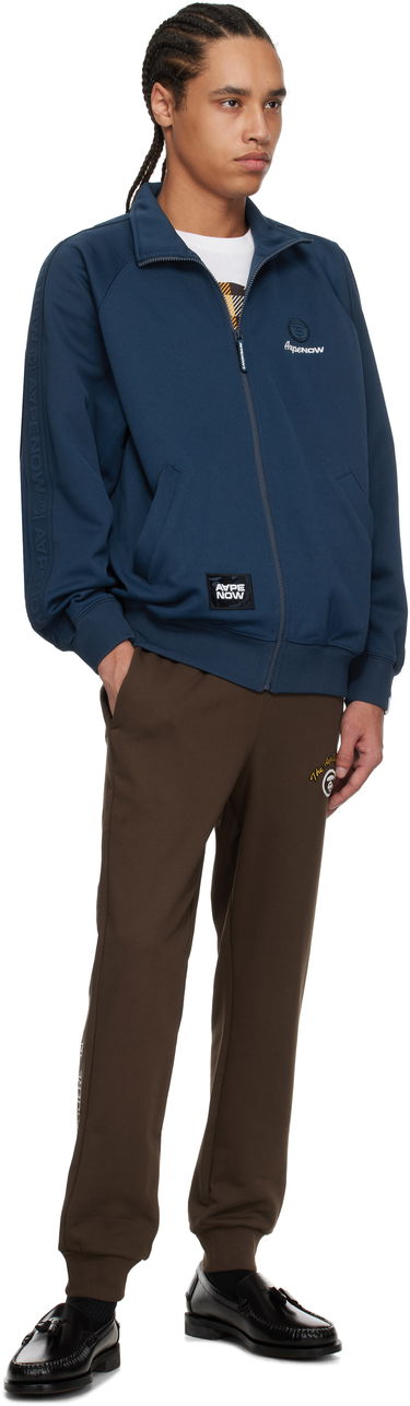 Pulover AAPE by A Bathing Ape AAPE by A Bathing Ape 'AAPE Now' Zip-Up Sweater Modra | AAPSWMC319XXNNYX, 3