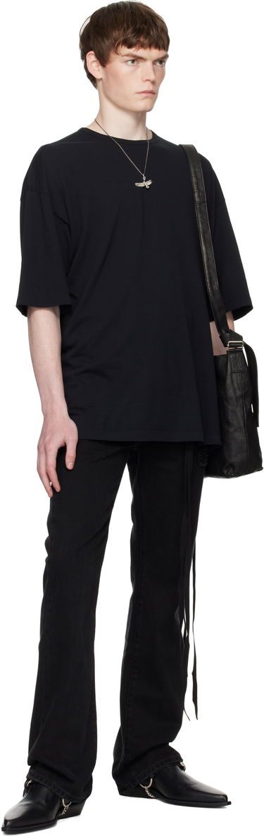 Majica Ann Demeulemeester Ann Demeulemeester Dieter 'The Dialogue of Another Day' T-Shirt Črna | B0012880-FA206-099, 3