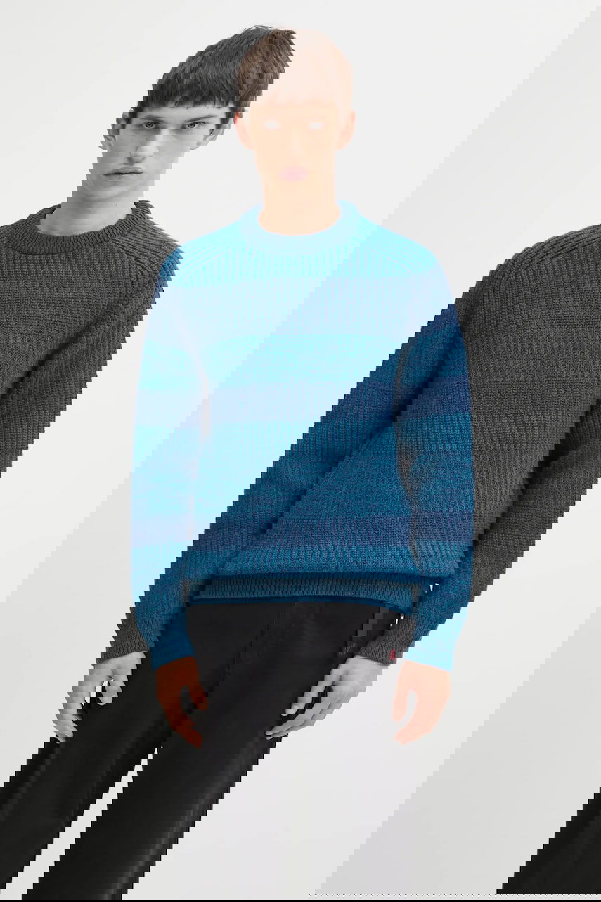 Pleteni pulover Barbour Barbour x Paul Smith Saddle Striped Wool Crewneck Sweater Večbarvna | MKN1696BU91, 0