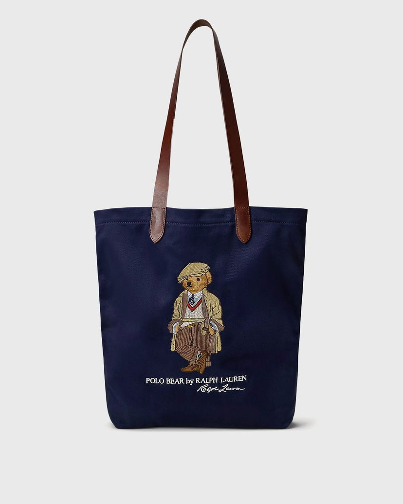 Tote bag Polo by Ralph Lauren Polo Bear Canvas Tote Bag by Ralph Lauren Mornarica | 405974589001