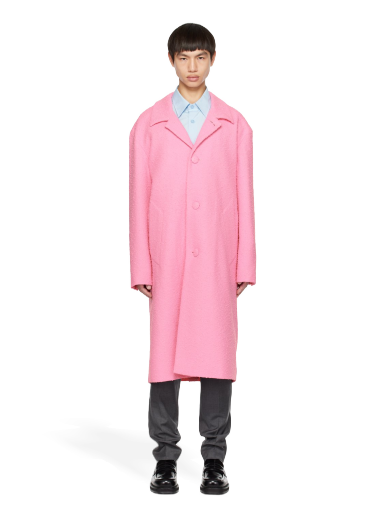 Plašči AMI Car Coat Roza | HCO003.WV0001